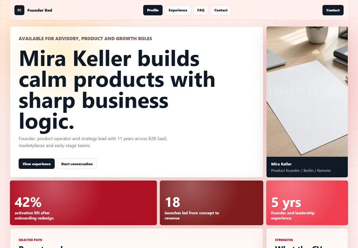 Founder Red