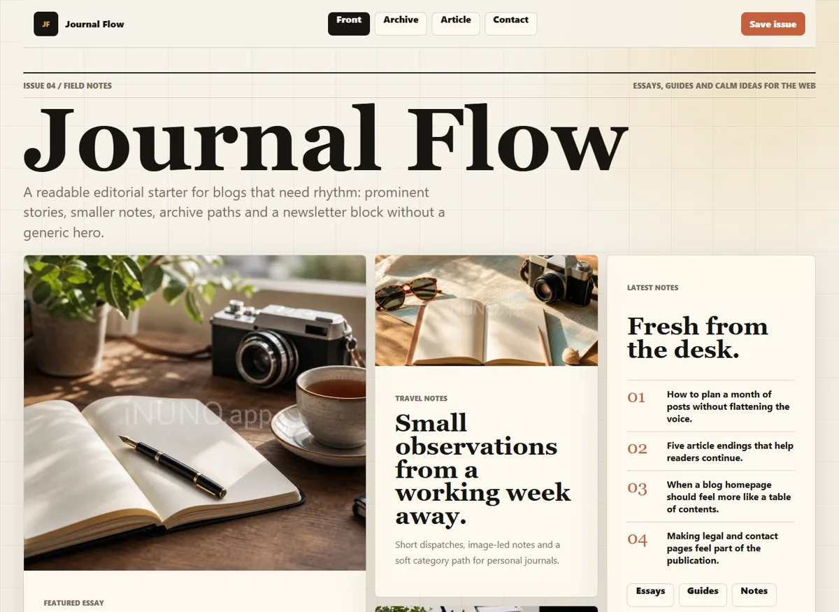 Journal Flow