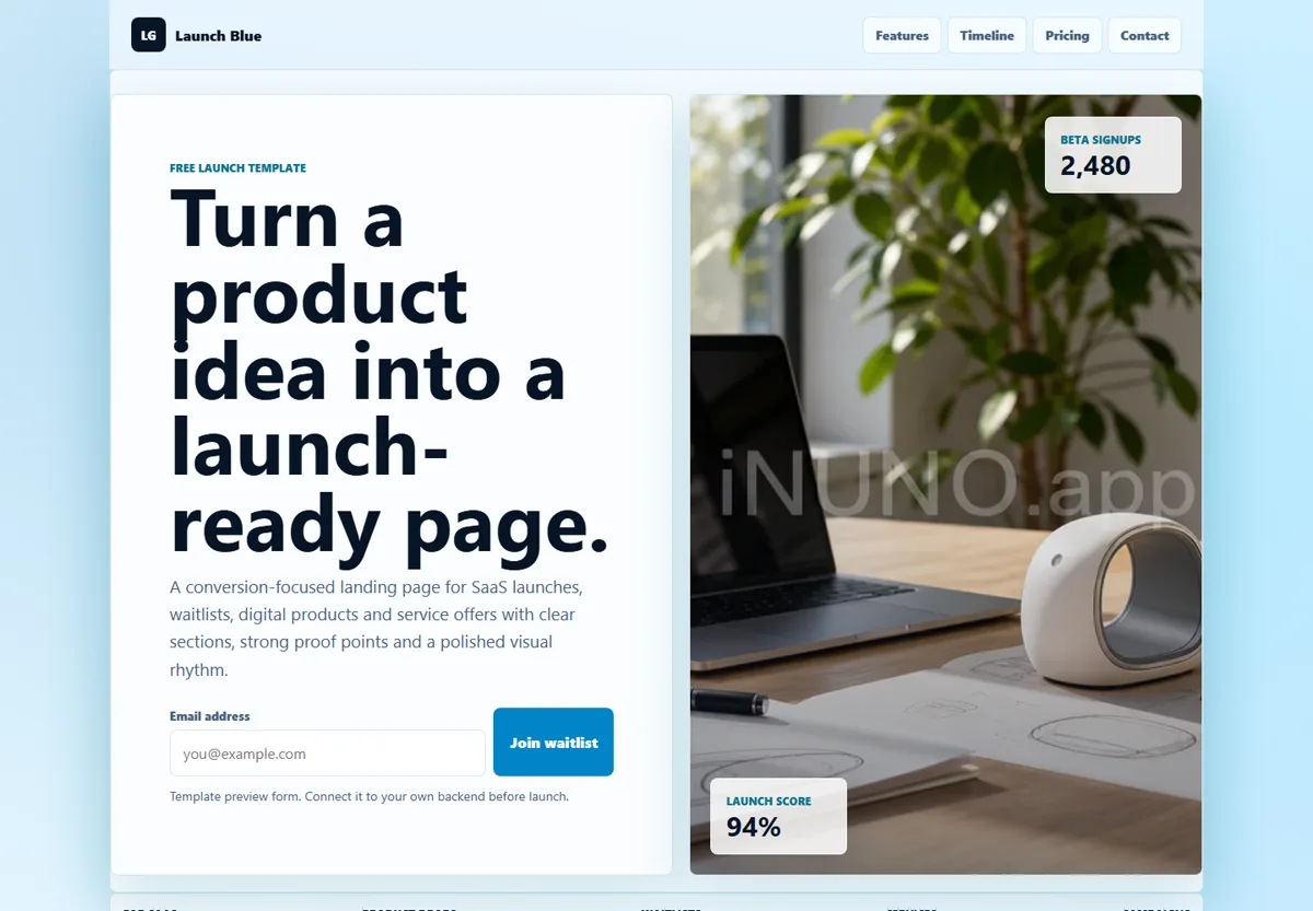 Launch Blue