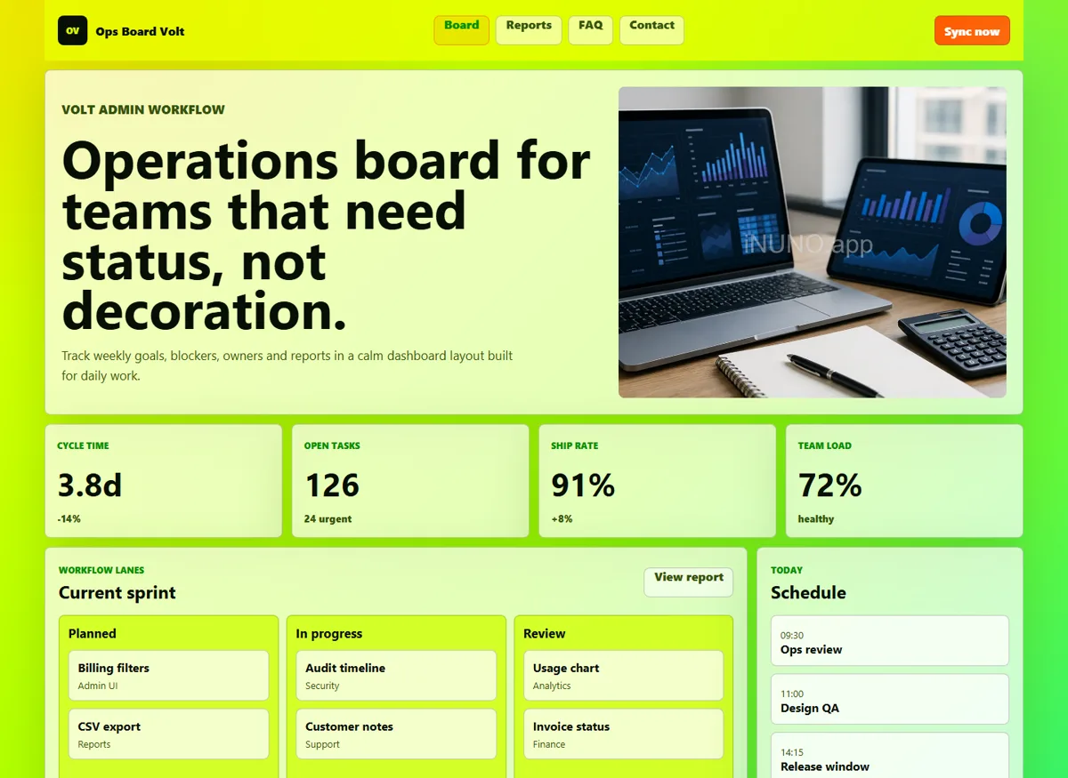 Ops Board Volt