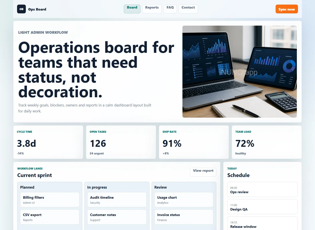 Ops Board