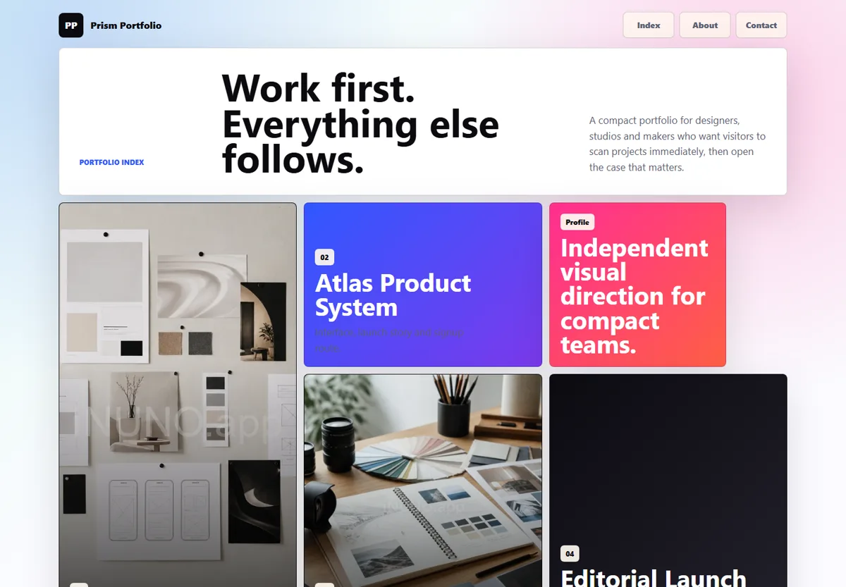 Prism Portfolio