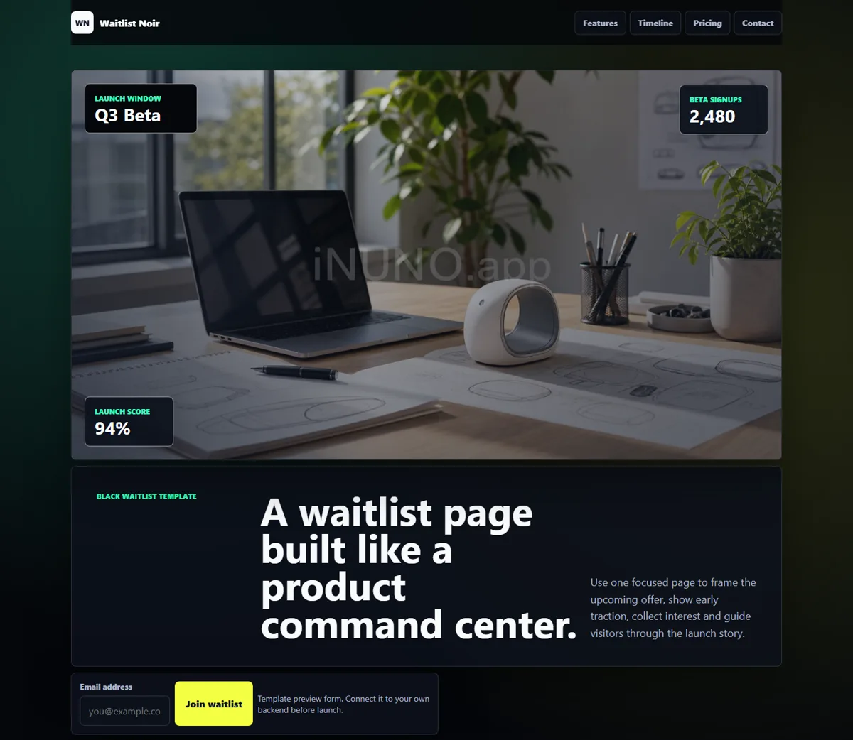 Waitlist Noir
