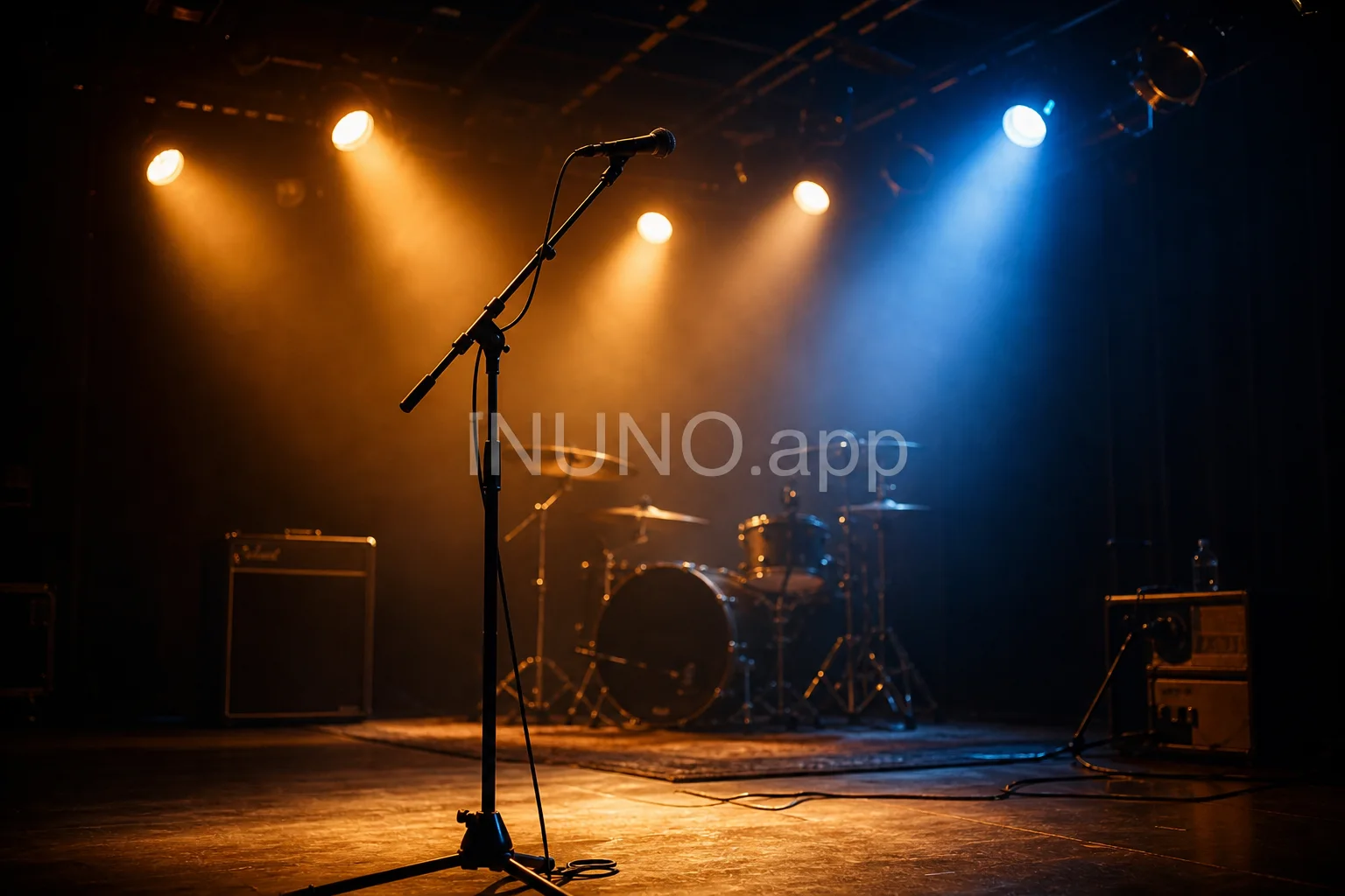 Stage light in a music venue